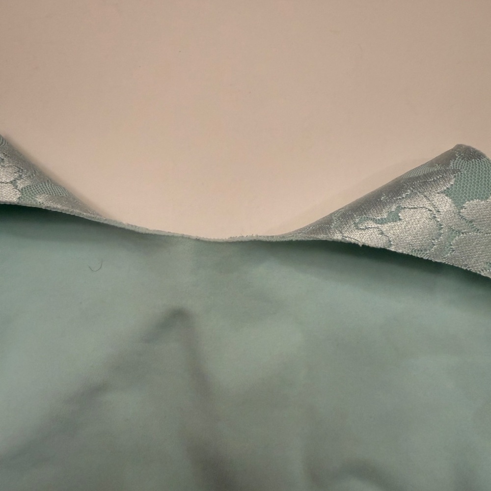Soma Vanishing Back Full Coverage Front Close Lace 36C lt blue - Picture 4 of 5